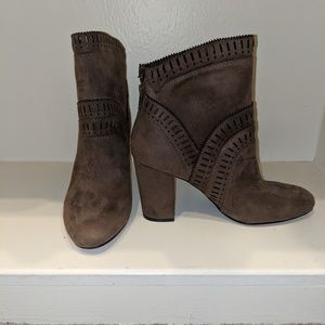 Taupe booties